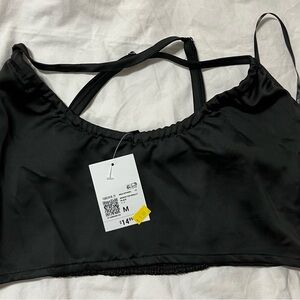 Forever 21 Black Strappy Bralette